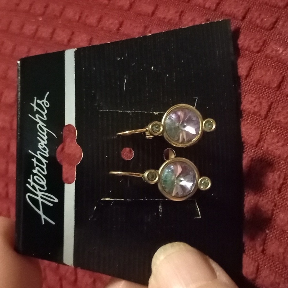 Afterthoughts vintage pierced earrings